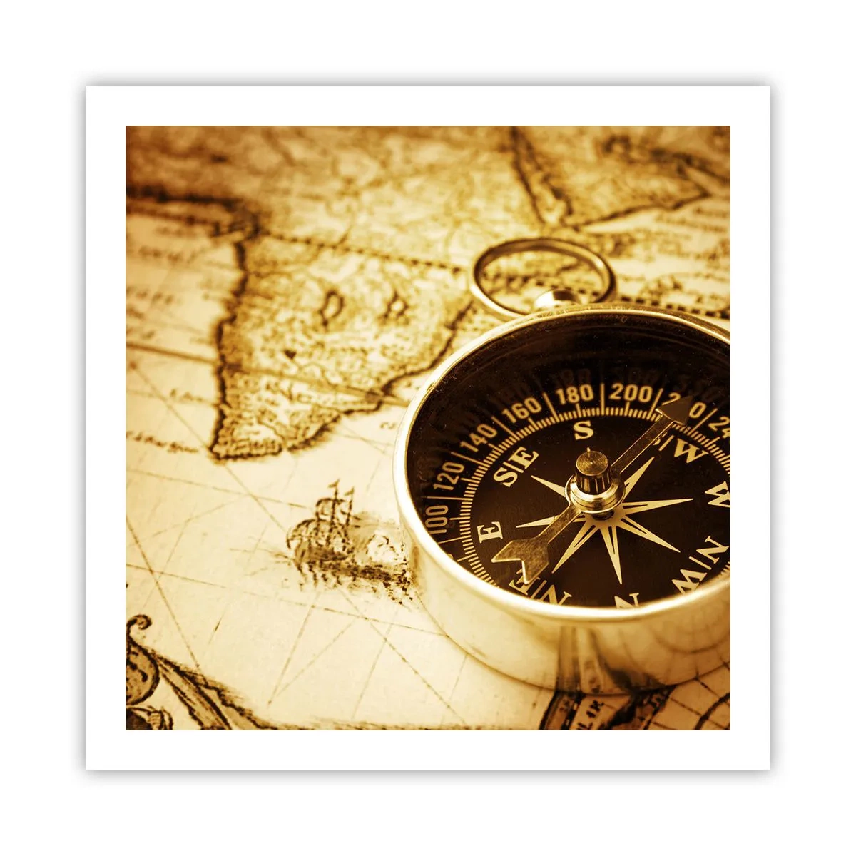 Poster - Oost of west? - 60x60 cm