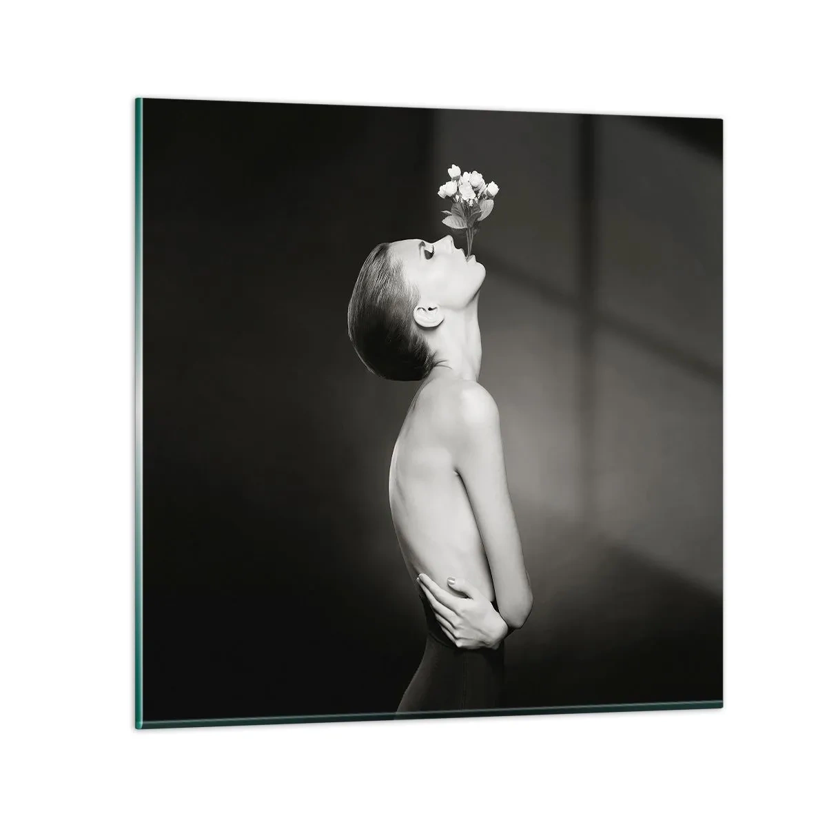 Schilderen op glas - Excentrieke elegantie - 30x30 cm