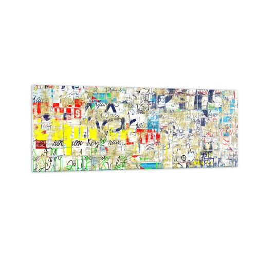 Schilderen op glas - Het is gewoon een lust voor het oog - 140x50 cm