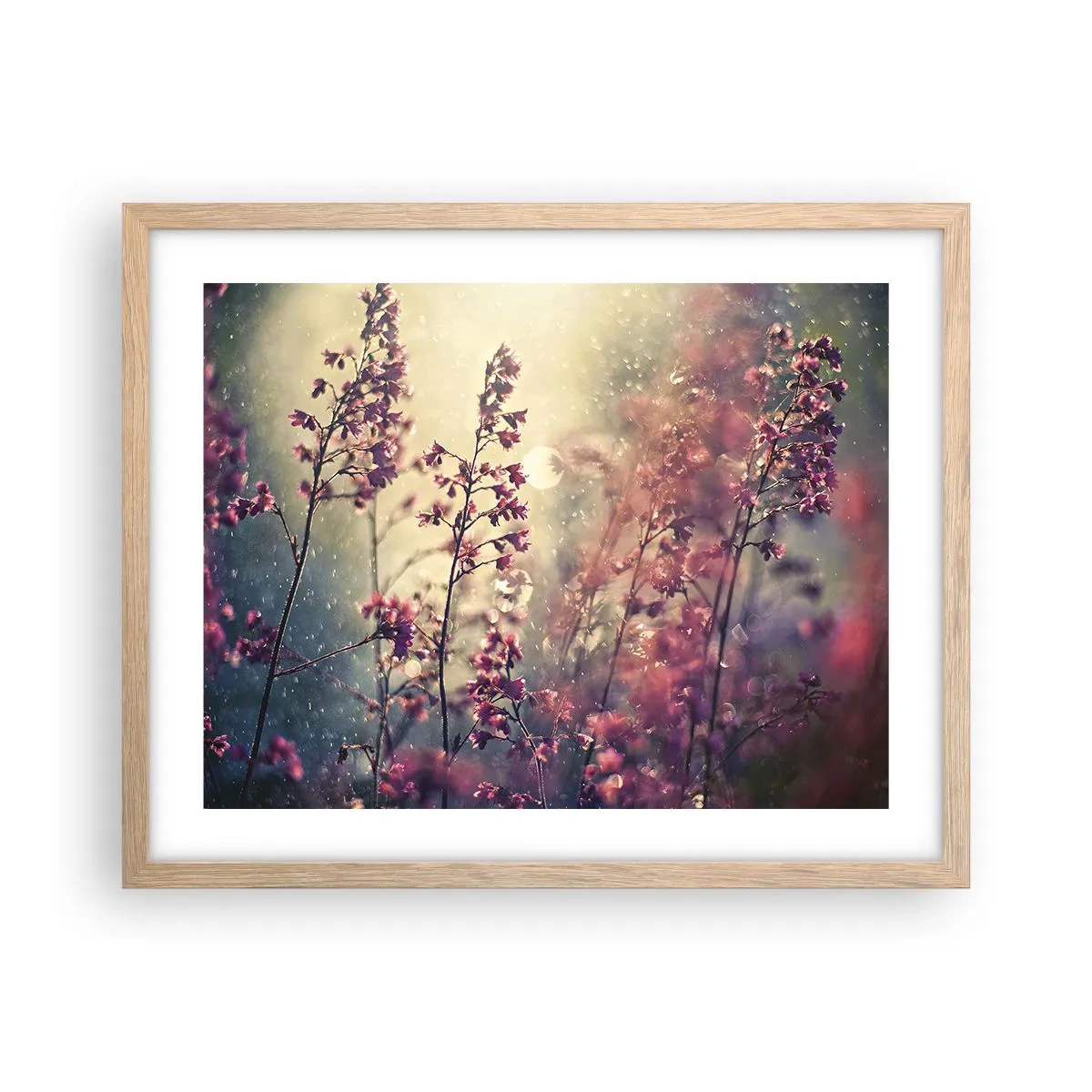 Een poster in een licht eiken lijst - Geheime Tuin - 50x40 cm