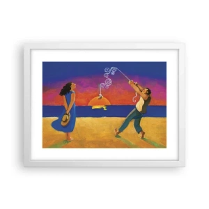 Poster in een witte lijst - Meer dan een sterretje uit de lucht - 40x30 cm