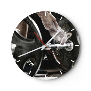 Wandklok - Klok - Uitdaging aanvaard! - 40x40 cm