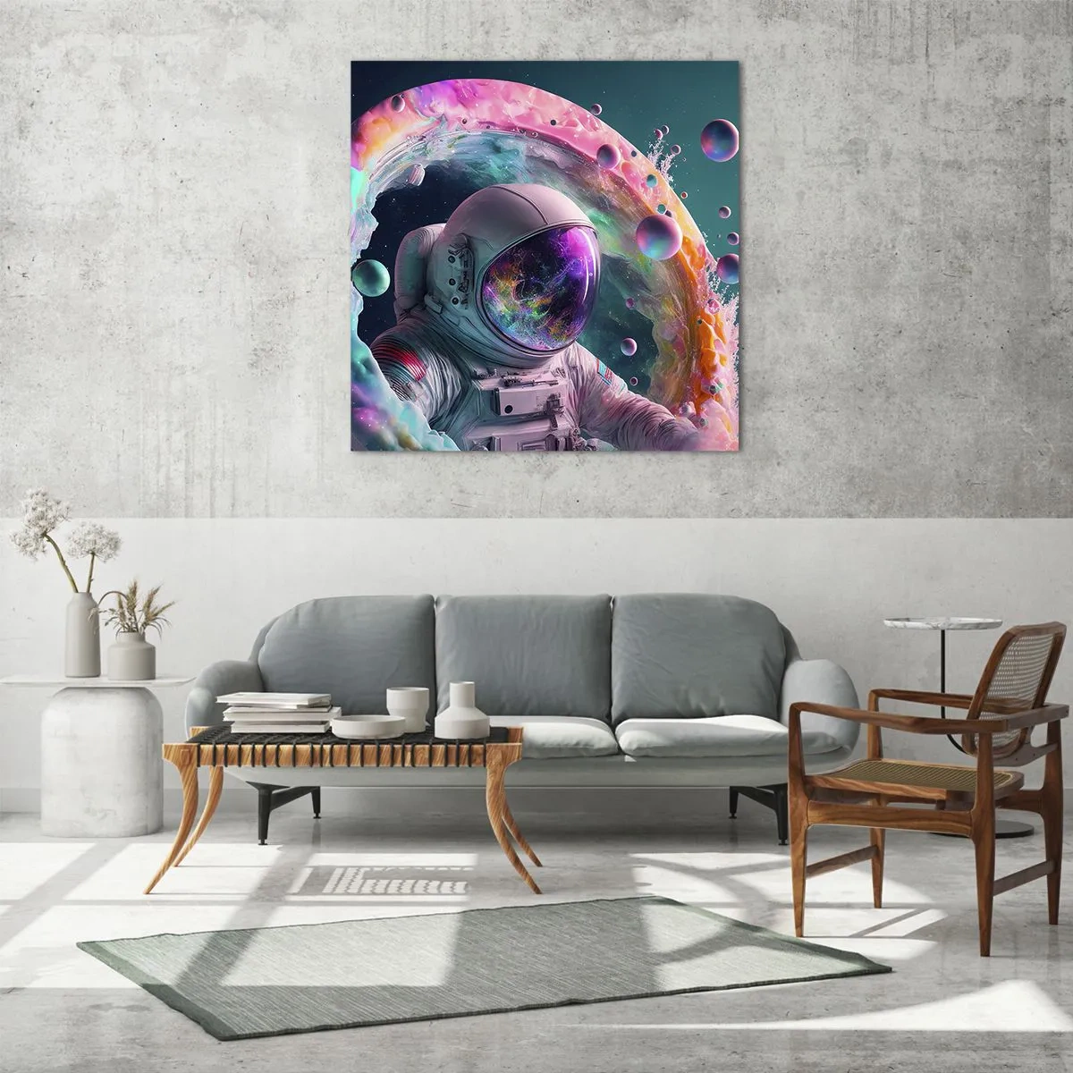 Schilderen op glas - Sterrenpoort - 60x60 cm