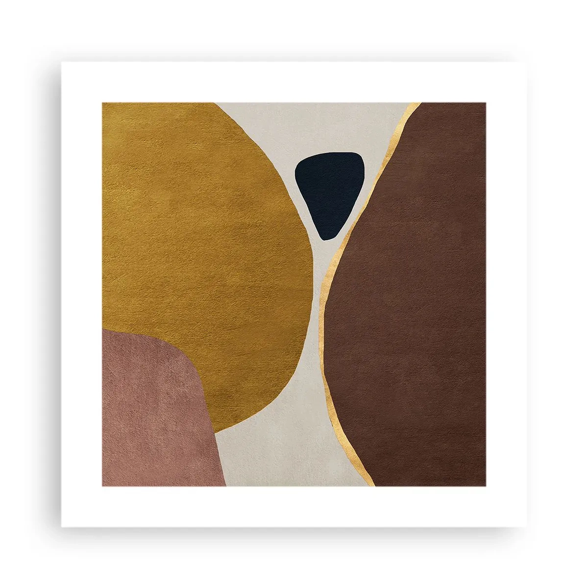 Poster - Abstractie – een plek in de ruimte - 40x40 cm