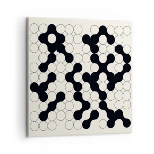 Schilderen op canvas - Chinees spel – variatie - 50x50 cm