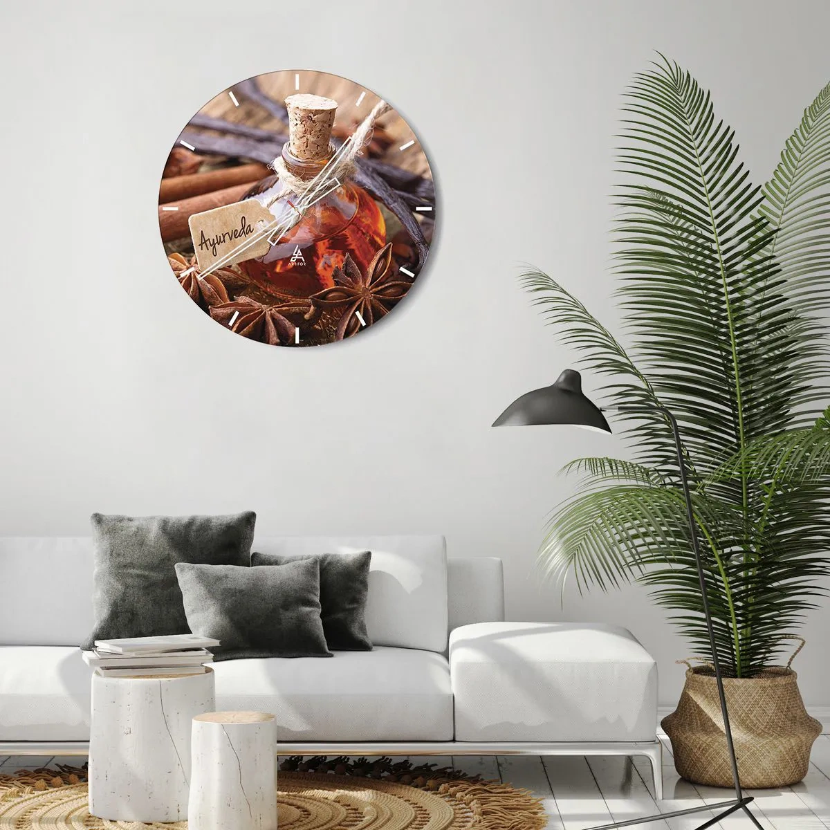 Wandklok - Klok - Naar de eenheid van lichaam en geest - 40x40 cm