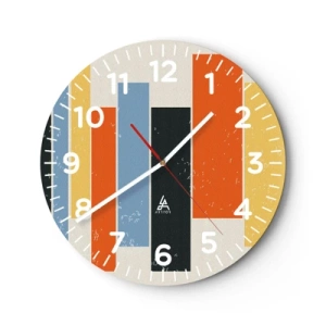 Wandklok - Klok - Muzieknotatie - 30x30 cm