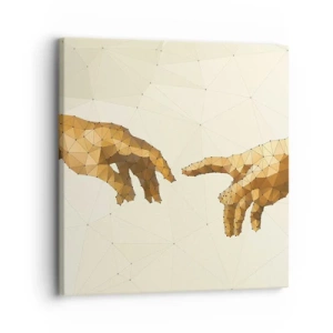 Schilderen op canvas - Goddelijke geometrie - 30x30 cm