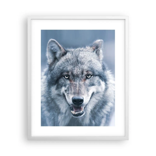 Poster in een witte lijst - Ga jij de uitdaging aan? - 40x50 cm