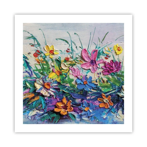 Poster - Helemaal geen stilleven - 50x50 cm