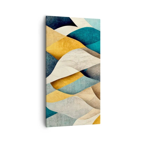 Schilderen op canvas - Ritme en beweging - 55x100 cm