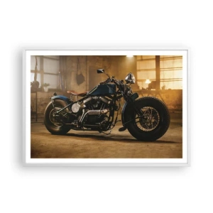 Poster in een witte lijst - Ik kan alles  - 100x70 cm