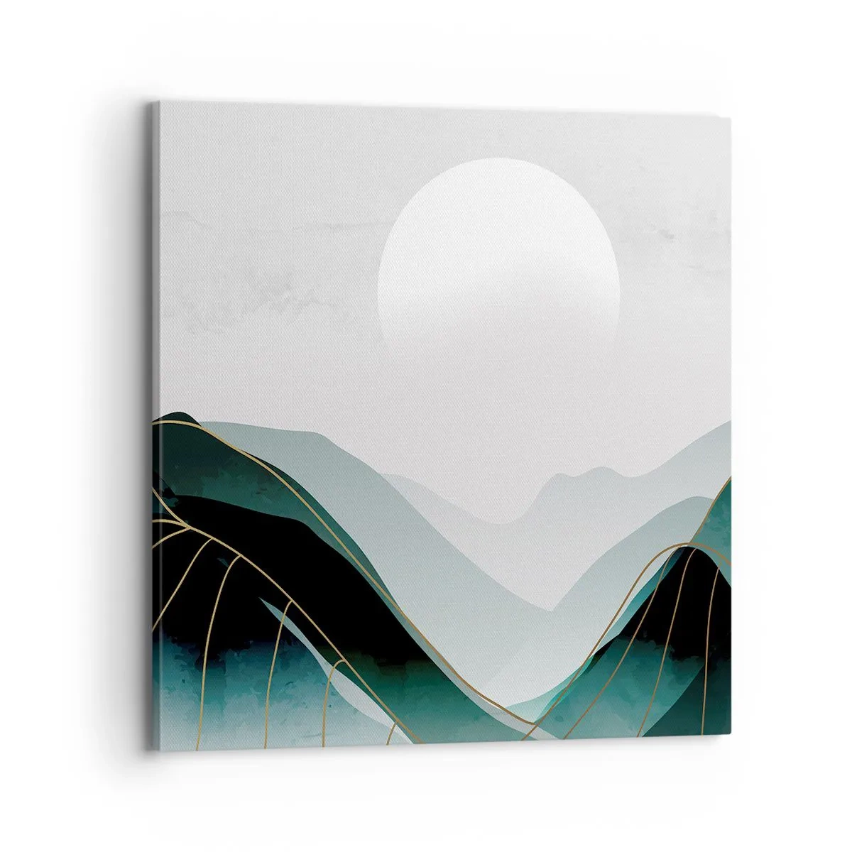 Schilderen op canvas - In volle majesteit - 70x70 cm