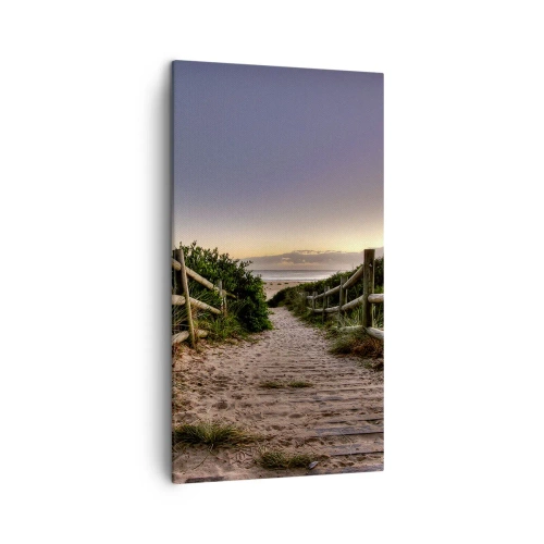 Schilderen op canvas - Het doel is al zichtbaar - 45x80 cm