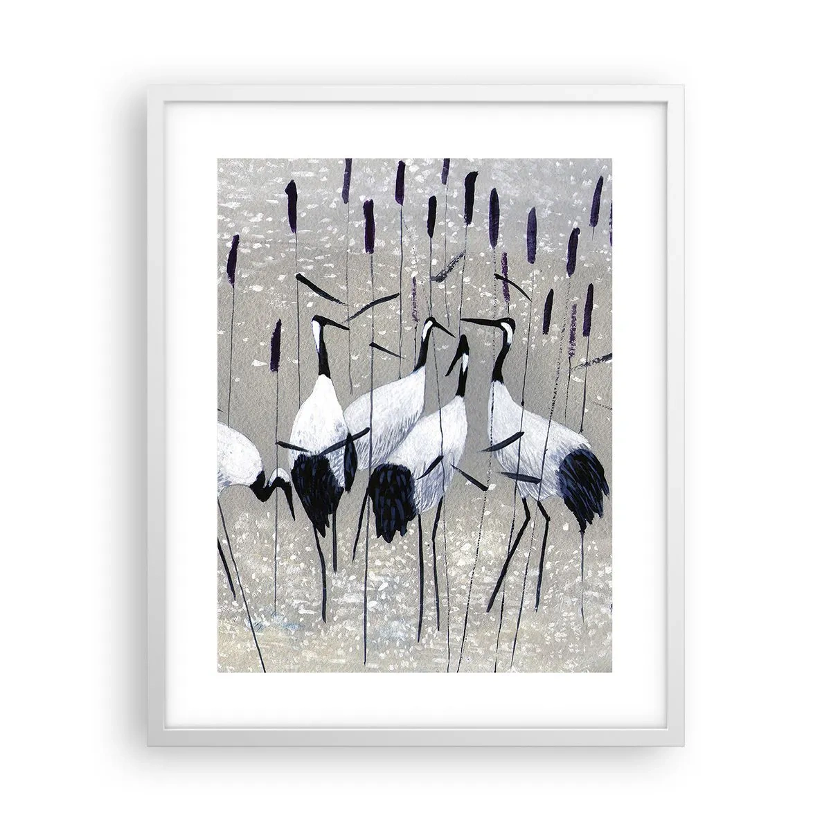 Poster in een witte lijst - Onder hun eigen - 40x50 cm