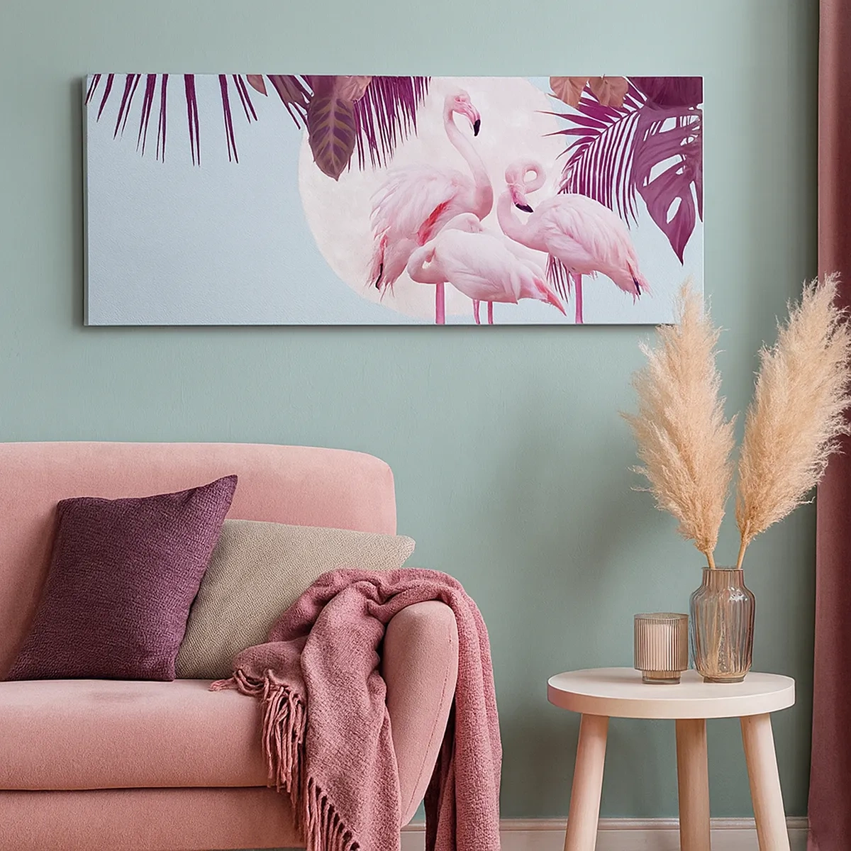 Schilderen op canvas - Drie vogel genaden - 30x30 cm