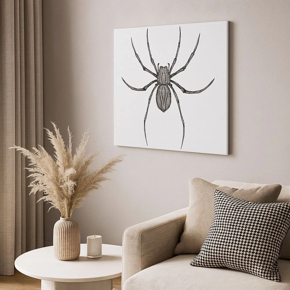 Schilderen op canvas - Verontrustende precisie - 30x30 cm