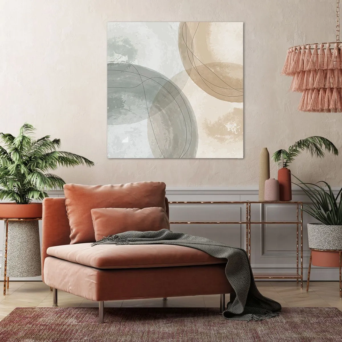 Schilderen op canvas - Indringende werelden - 60x60 cm