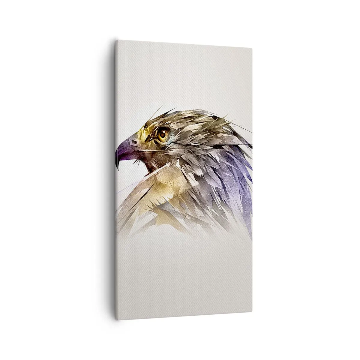 Schilderen op canvas - Portret van een krijger - 55x100 cm