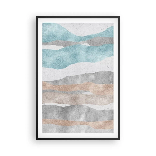 Poster in een zwarte lijst - Een studie van nabijheid - 61x91 cm