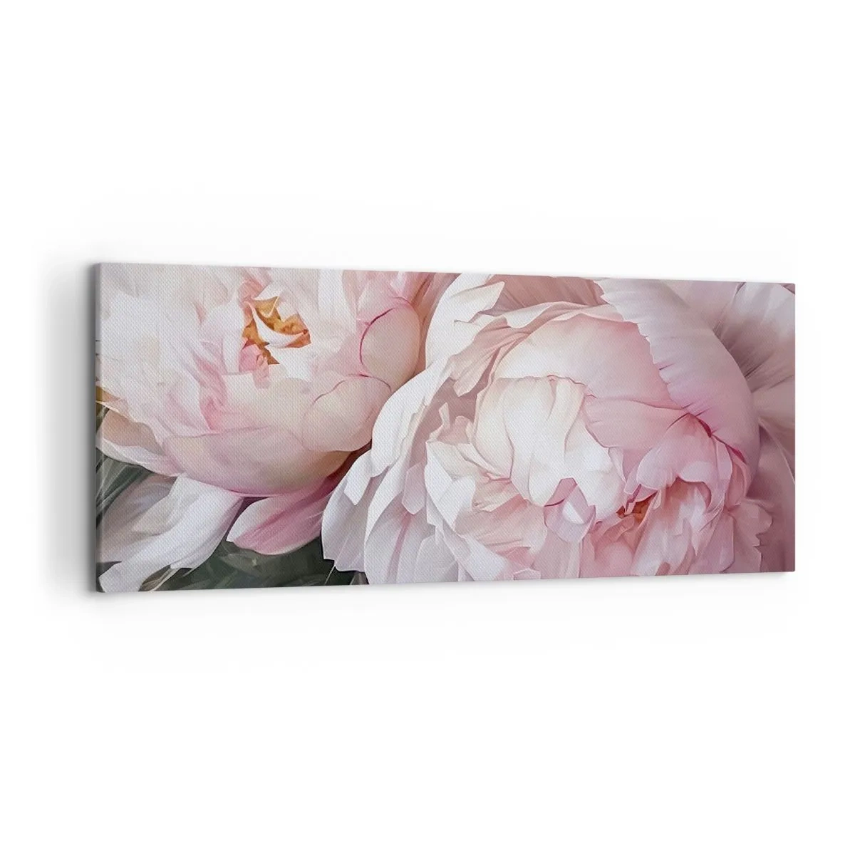 Schilderen op canvas - In bloei gestopt - 120x50 cm