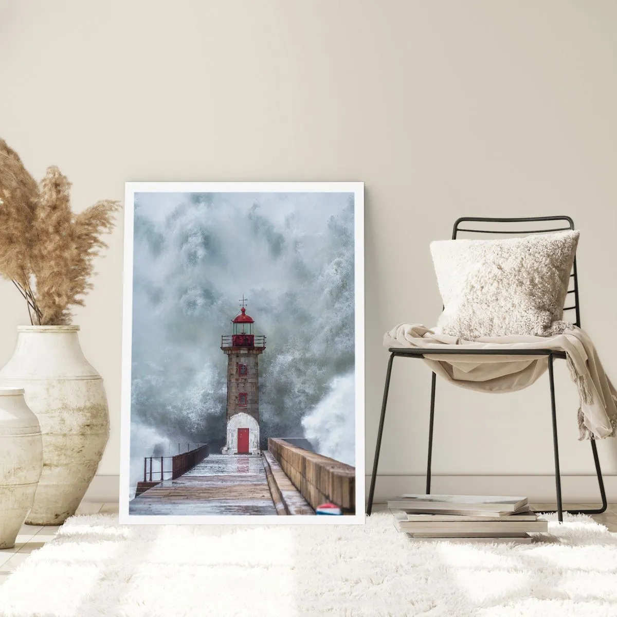 Poster - Het gebrul van het water, het geluid zal blazen - 40x50 cm