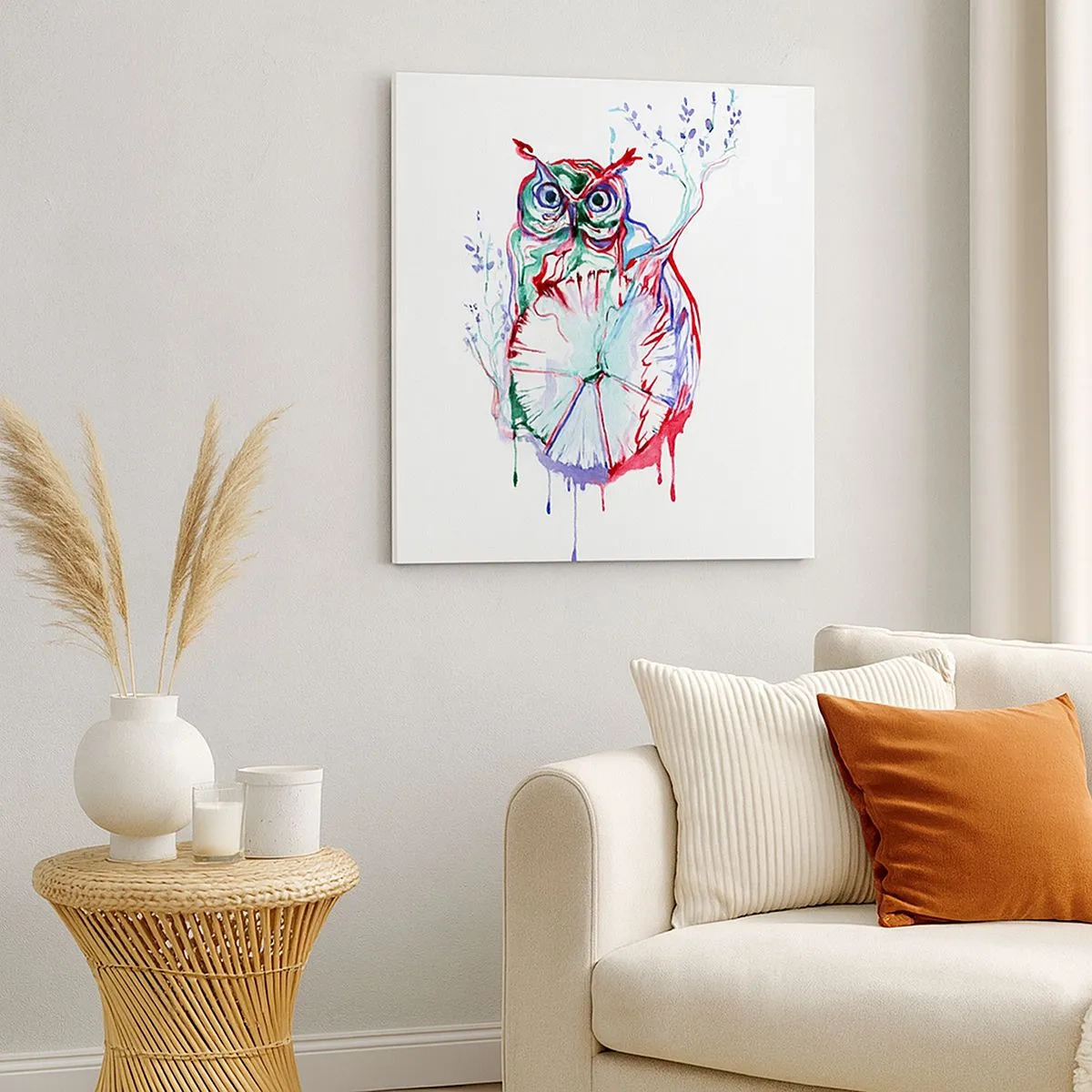 Schilderen op canvas - Wijs van nature - 30x30 cm