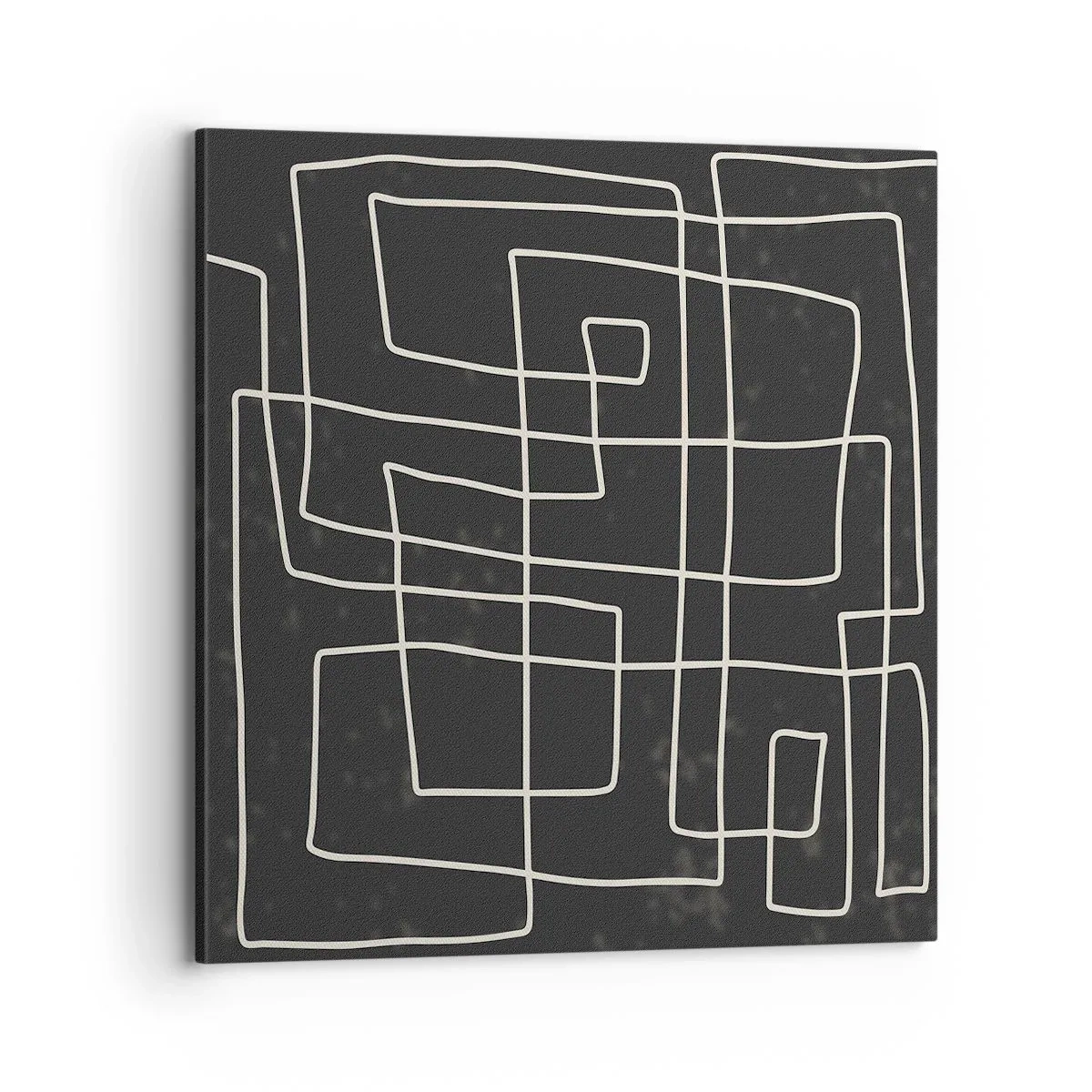 Schilderen op canvas - Niet zo eenvoudig - 70x70 cm