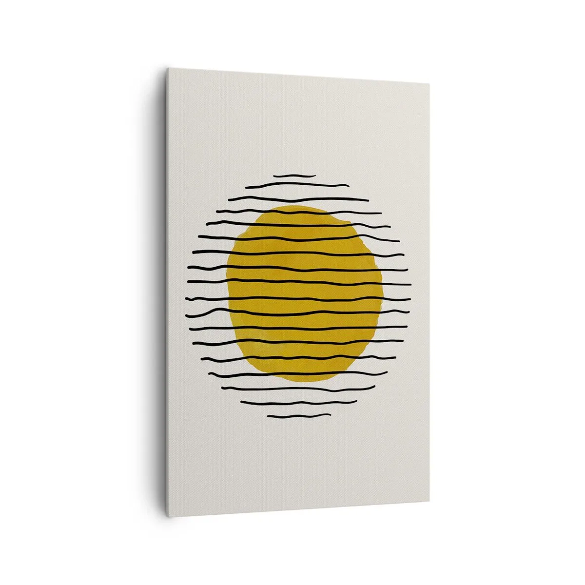 Schilderen op canvas - Abstractie trillend van warmte - 80x120 cm