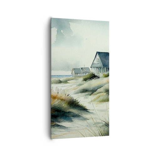 Schilderen op canvas - Weg van de drukte - 65x120 cm