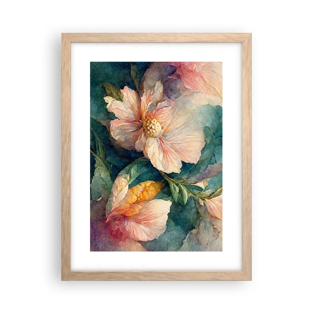 Een poster in een licht eiken lijst - Gewoon subtiliteit - 30x40 cm