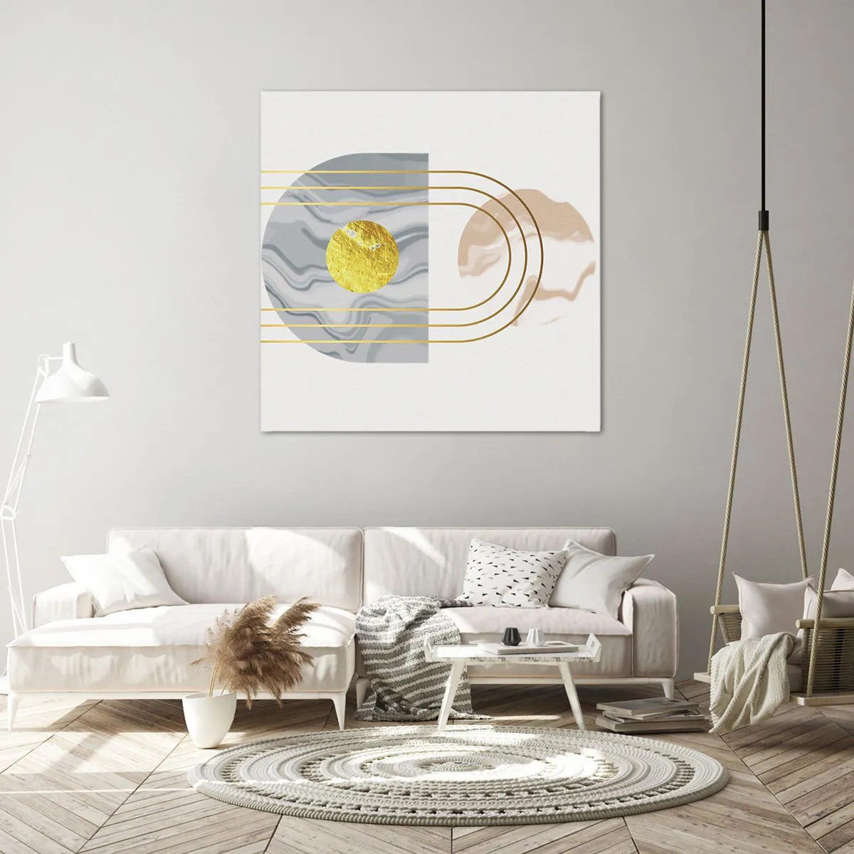 Schilderen op canvas - Helderheid en schittering - 40x40 cm