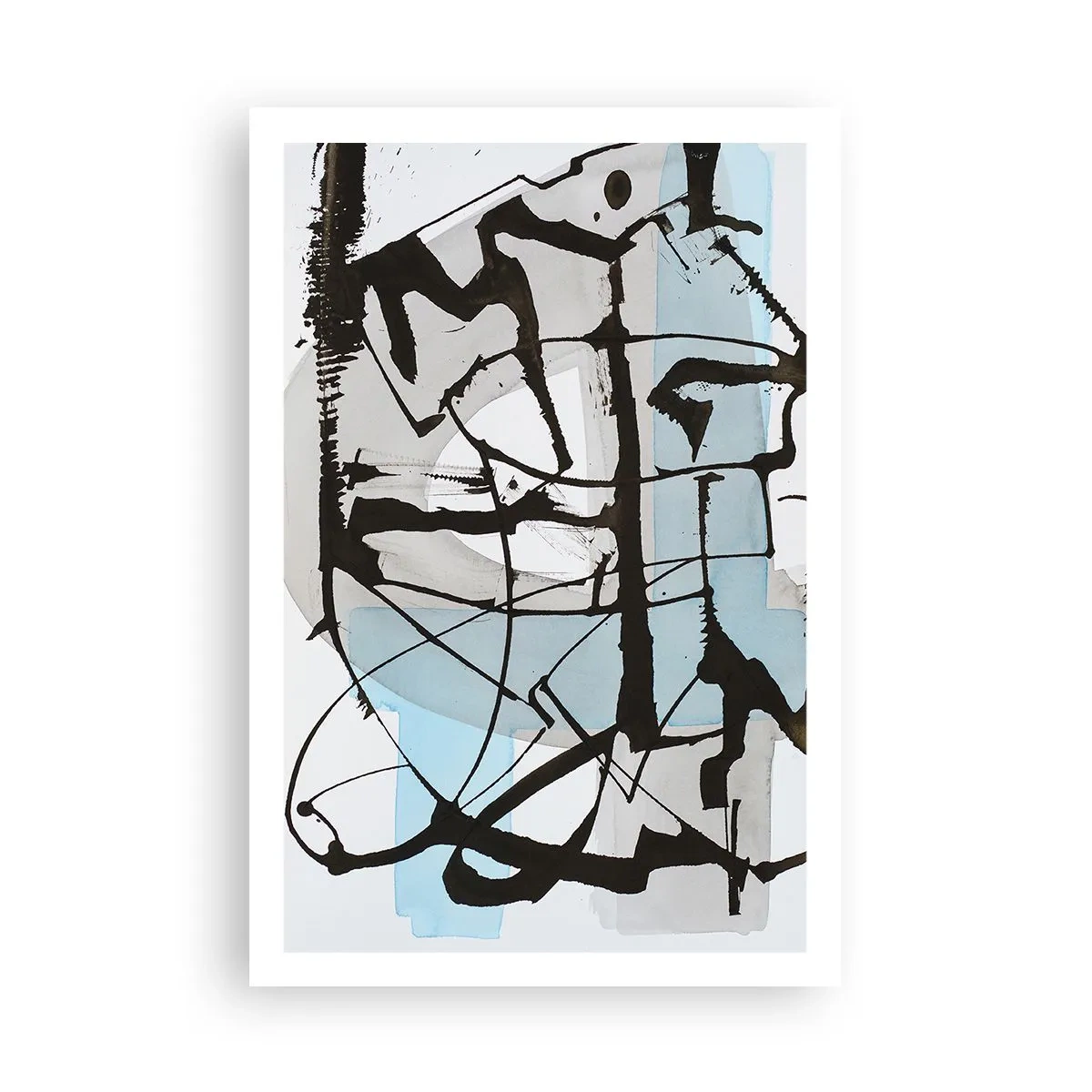 Poster - Toch blauw - 61x91 cm