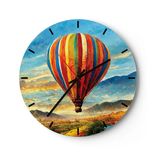 Wandklok - Klok - In stilte zie je meer - 40x40 cm