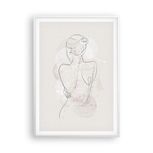 Poster in een witte lijst - Als een gevoelig instrument - 70x100 cm