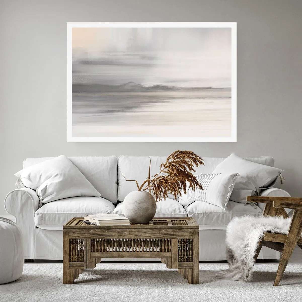Poster - Afstand in reflectie - 91x61 cm