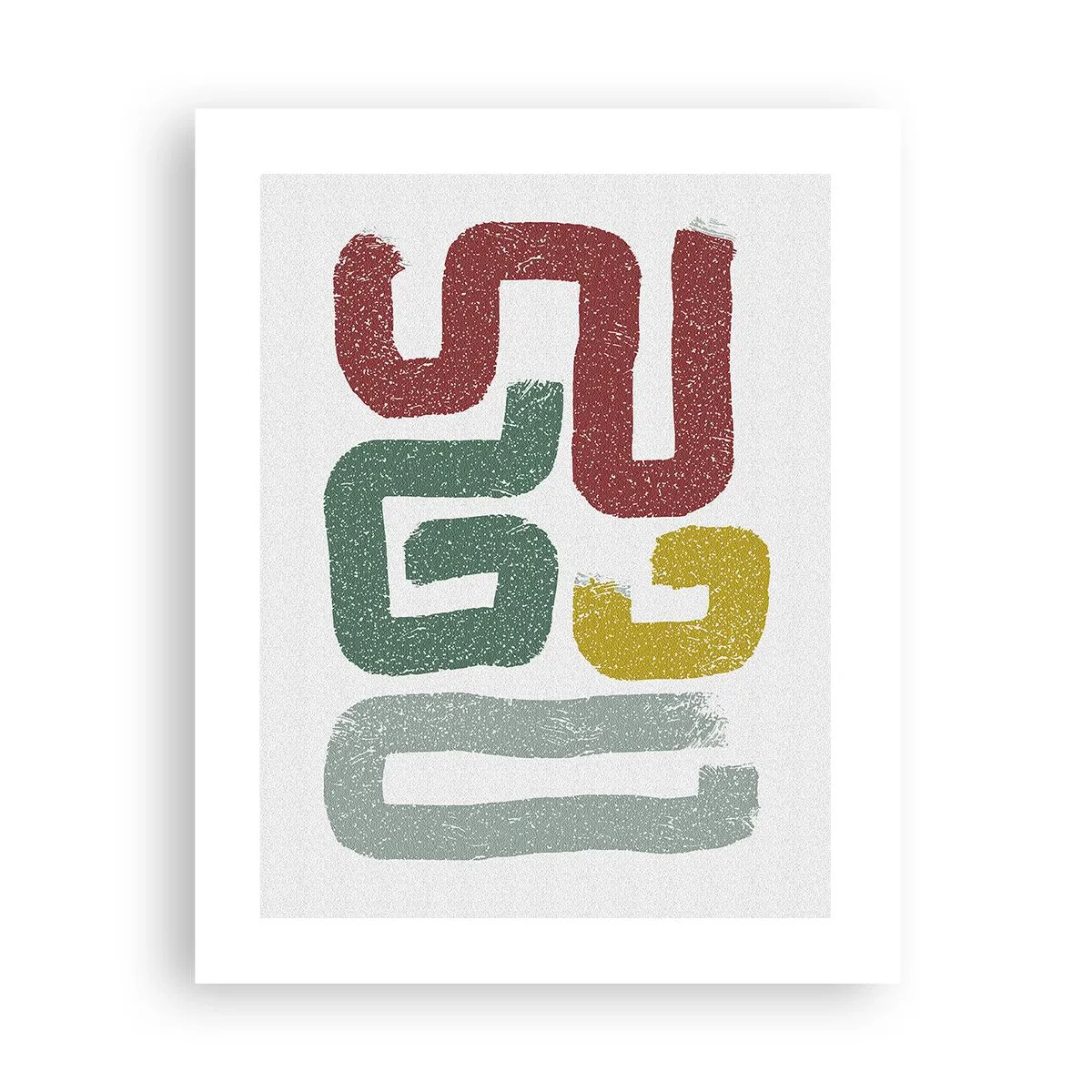 Poster - In een onbekende taal - 40x50 cm