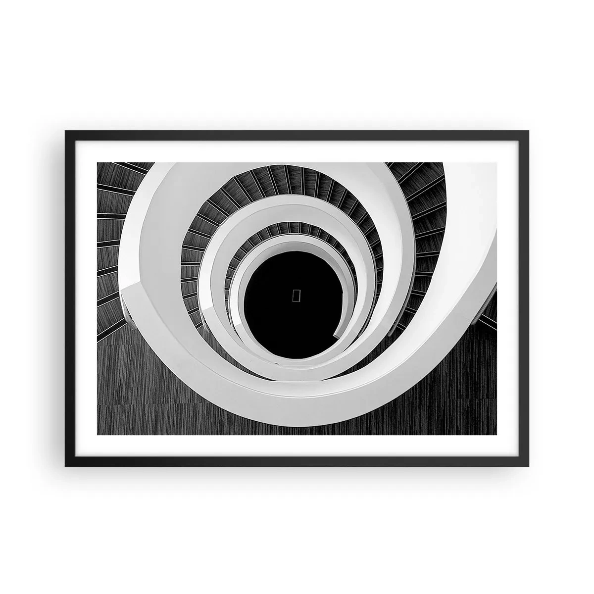 Poster in een zwarte lijst - Tot de kern van de zaak - 70x50 cm