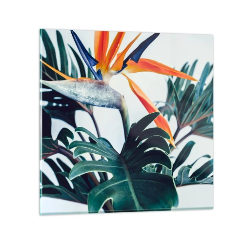 Schilderen op glas - Vogelstruik - 30x30 cm