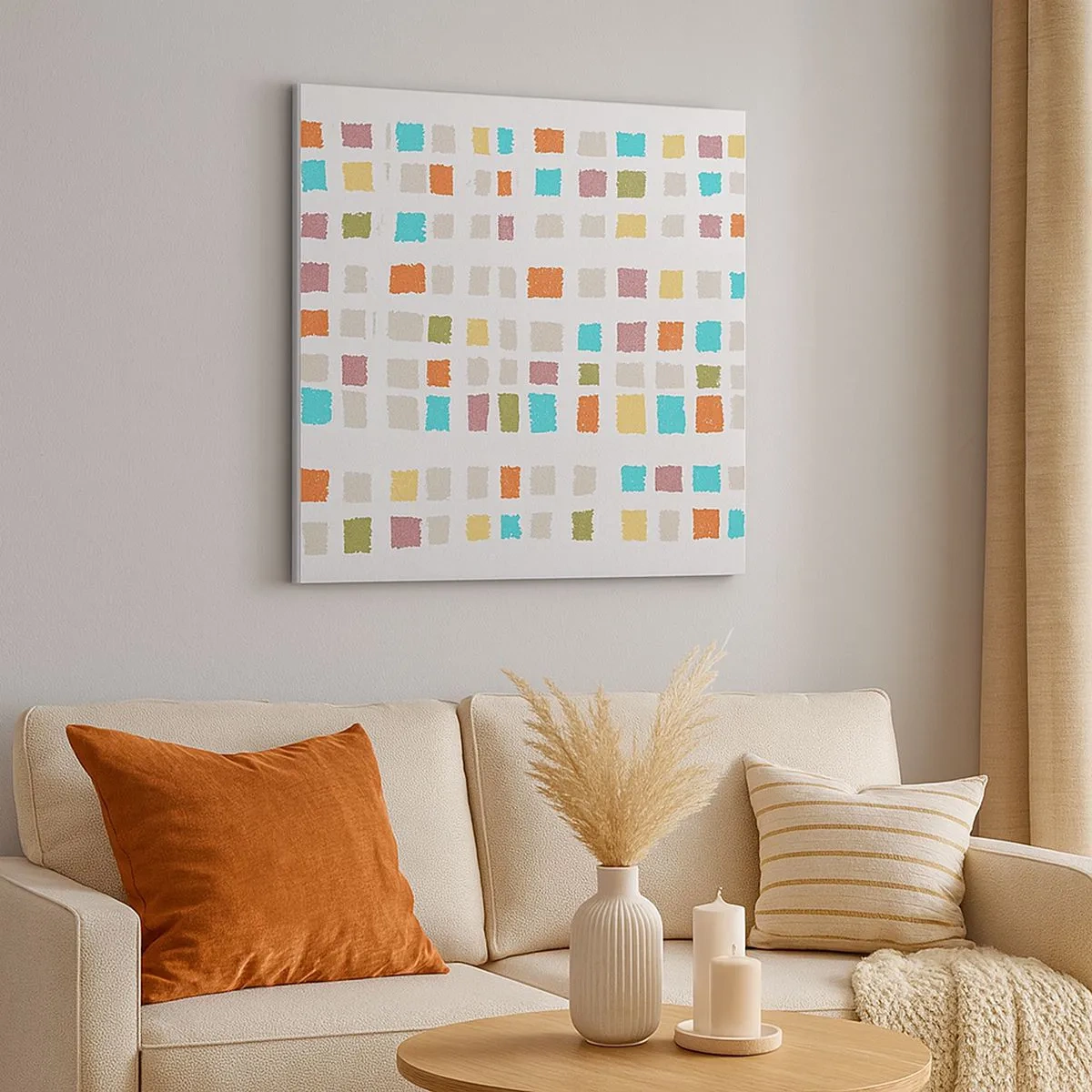 Schilderen op canvas - Onbekend spel - 30x30 cm