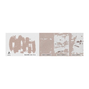 Fotobehang Monster Premium Canvas - Abstractie in zachtroze - Abstractie, Leeg, Minimalisme - 100x30 cm