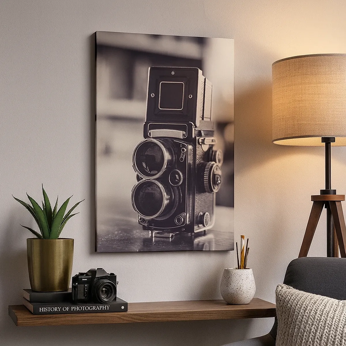 Schilderen op canvas - De magie van oude fotografie - 50x70 cm