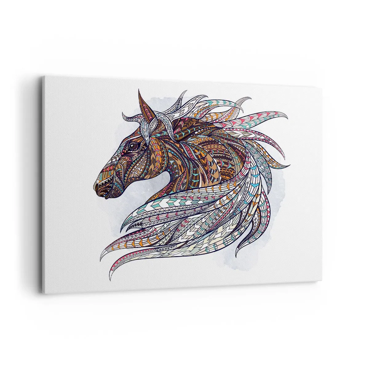 Schilderen op canvas - Keltisch strijdersros - 100x70 cm