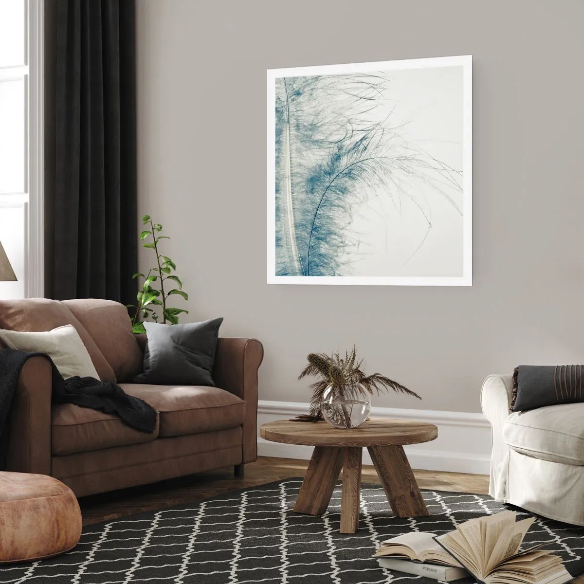 Poster - Het gefluister van de natuur - 60x60 cm