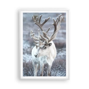 Poster in een witte lijst - Portret in de zon - 70x100 cm