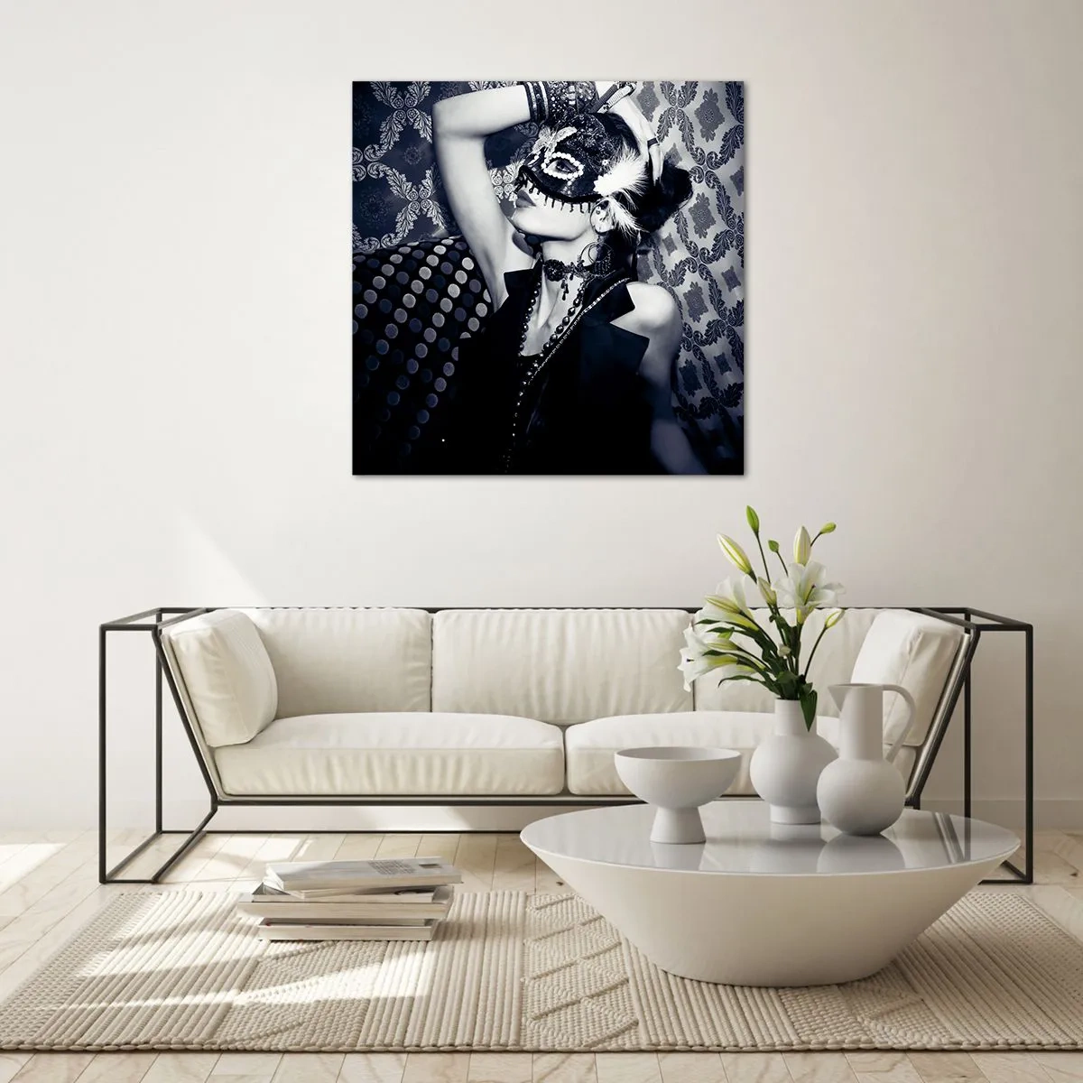 Schilderen op glas - Decoraties, ornamenten, patronen ... - 40x40 cm