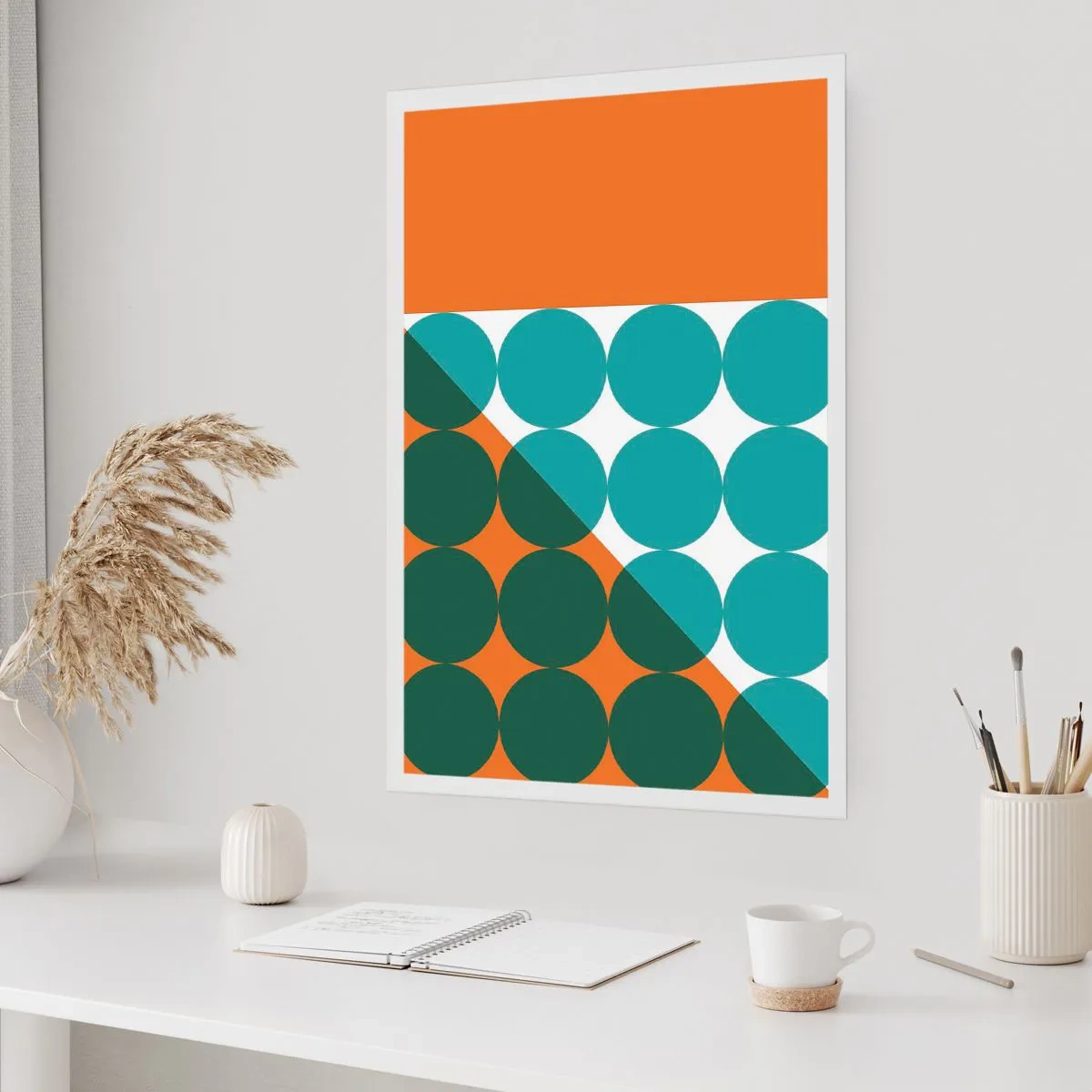 Poster - Omhoog en diagonaal - 61x91 cm