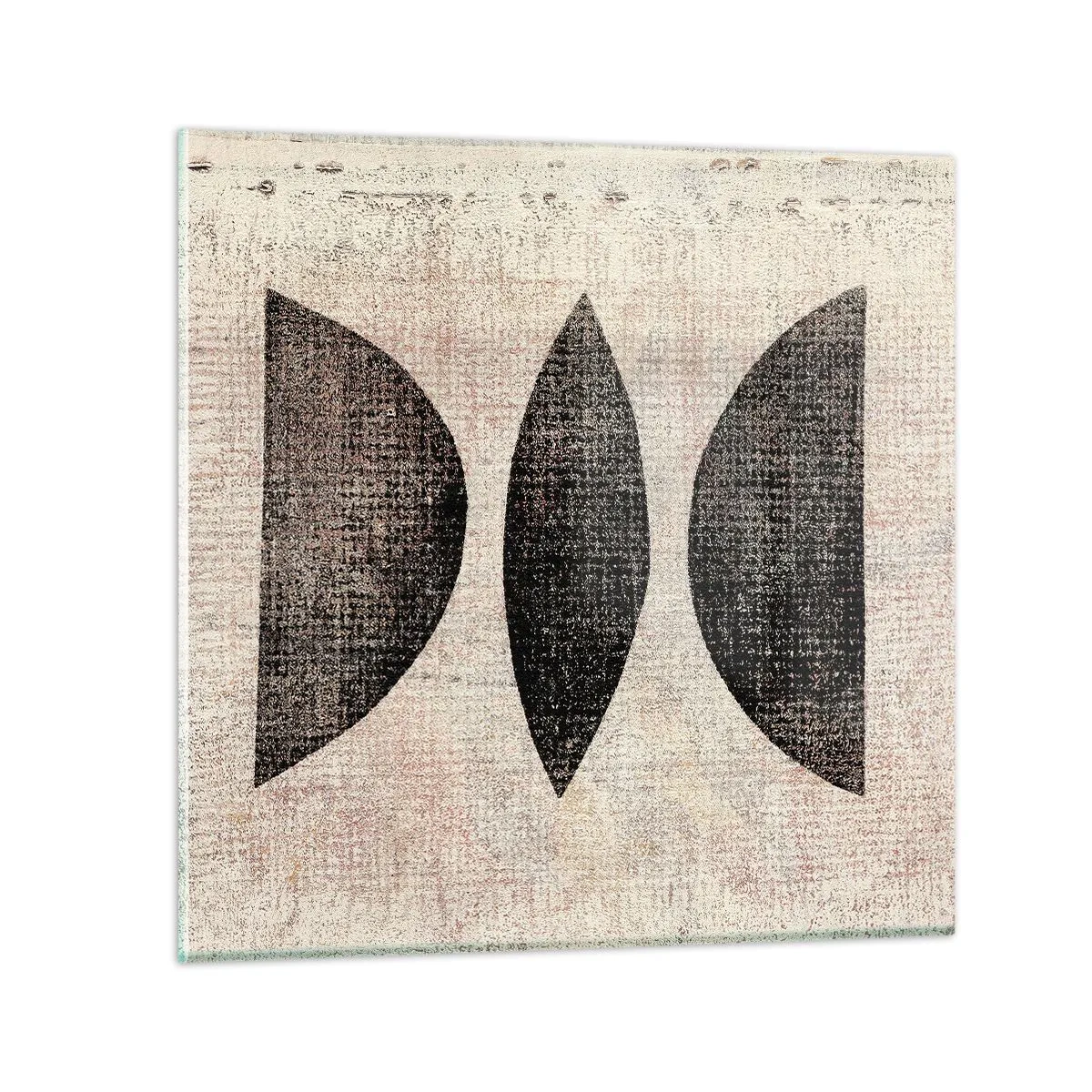 Schilderen op glas - etnische abstractie - 70x70 cm