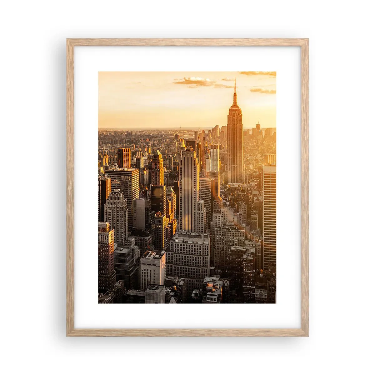 Een poster in een licht eiken lijst - Groeien in de zon - 40x50 cm
