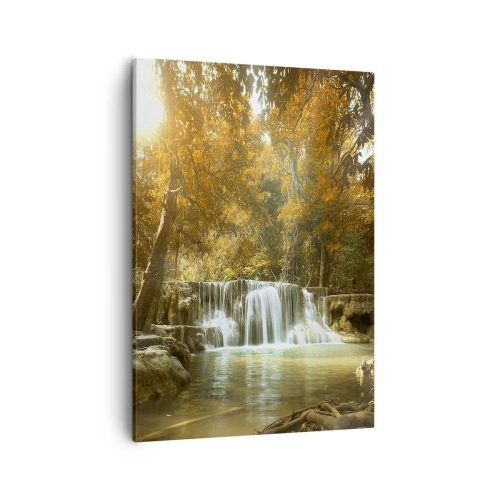 Schilderen op canvas - Park cascade - 50x70 cm